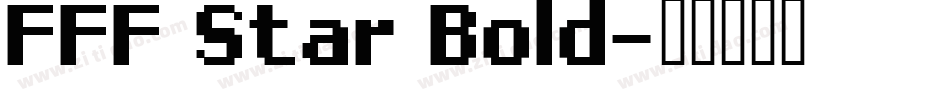 FFF Star Bold字体转换
